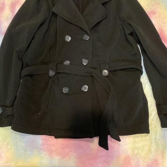 Women XL Soft Fleece Peacoat - Picture 6 of 8